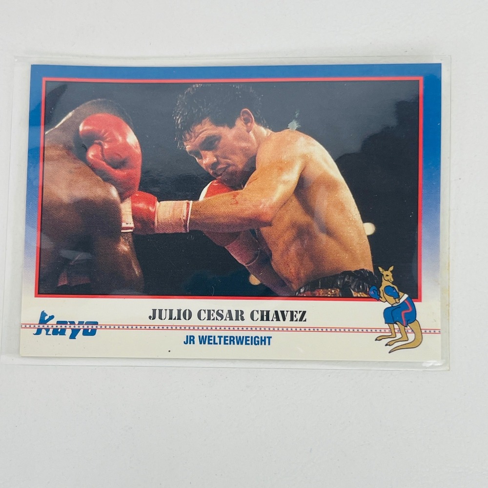 1991 Kayo Julio Cesar Chavez Boxing Trading Card #216 Jr Welterweight Excellent